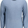 Gant Light Blue Cotton Men Sweater