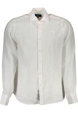 White Linen Men Shirt