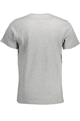 Tommy Hilfiger Gray Cotton Men T-Shirt