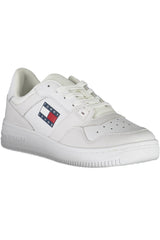 White Polyester Women Sneaker