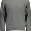 U.S. POLO ASSN. Gray Cotton Mens Sweater