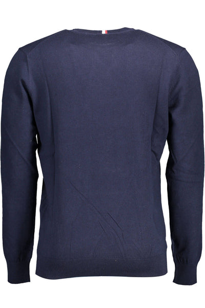 U.S. POLO ASSN. Blue Cotton Men Sweater