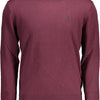 U.S. POLO ASSN. Purple Cotton Men Sweater