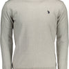 U.S. POLO ASSN. Gray Cotton Men Sweater