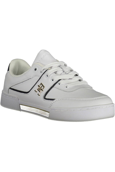 Tommy Hilfiger White Leather Women Sneaker