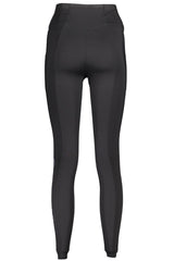 Black Polyester Women Legging