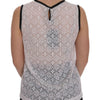 Dolce & Gabbana Elegant White Nylon Tank Top