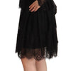 Aniye By Elegant Floral Lace Long Sleeve Shift Dress