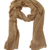 GF Ferre Elegant Men's Brown Neck Wrap Shawl Scarf