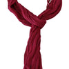 John Galliano Bordeaux Elegance Foulard Shawl Scarf