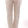 Dolce & Gabbana Elegant Beige Regular Fit Cotton Pants