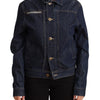 Master Coat Elegant Dark Blue Denim Jacket