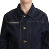 Master Coat Elegant Dark Blue Denim Jacket