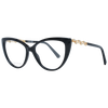 Swarovski Elegant Black Cat Eye Designer Eyeglasses