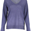 U.S. POLO ASSN. Blue Acrylic Women Sweater