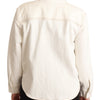 Levi's Elegant White Long Sleeve Collared Polo Top