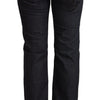 Exte Chic Dark Blue Low Waist Straight Denim