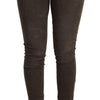 Acht Chic Slim Fit Brown Skinny Jeans