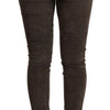 Acht Chic Slim Fit Brown Skinny Jeans