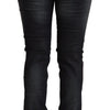 Acht Sleek Black Washed Slim Fit Jeans