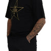 Dolce & Gabbana Gold Star DG Emblem Crewneck Tee