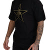 Dolce & Gabbana Gold Star DG Emblem Crewneck Tee