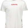 Levi's White Cotton Men T-Shirt