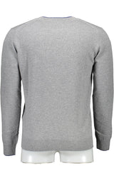 Gray Wool Men Sweater