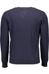 Harmont & Blaine Blue Wool Men Sweater