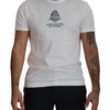 Dolce & Gabbana Chic White Logo Print Cotton Tee