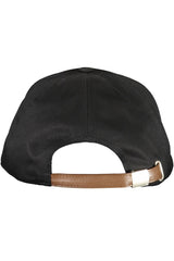 Black Cotton Men Cap