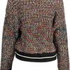 Desigual Enigmatic Black Sweater with Contrasting Details