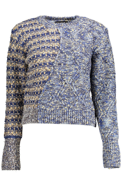 Desigual Blue Polyamide Women Sweater