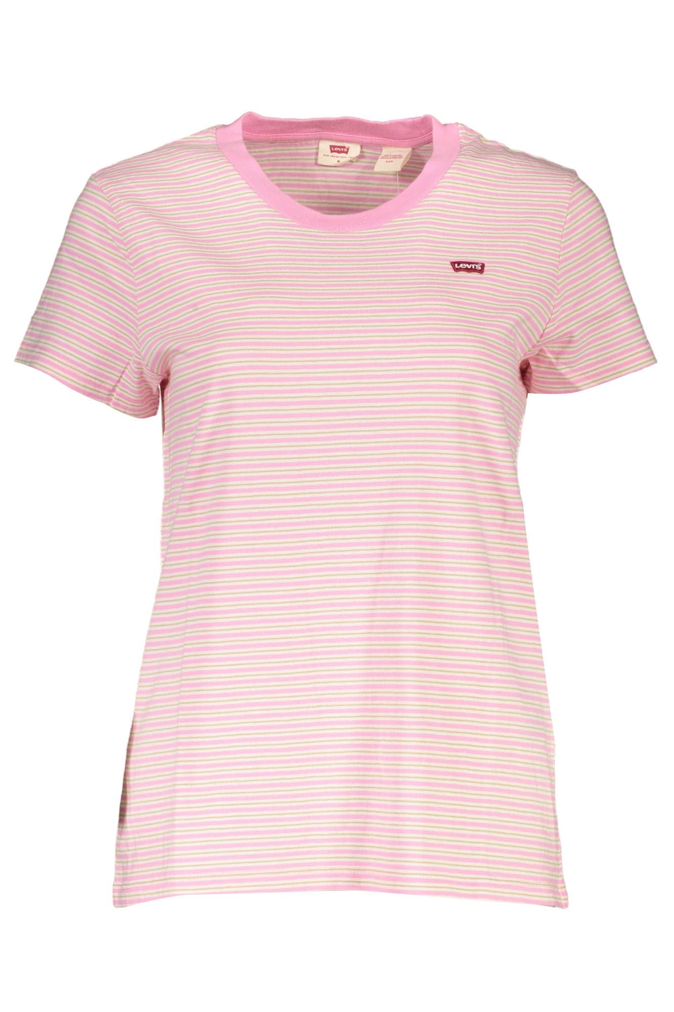 Levi's Pink Cotton Women T-Shirt