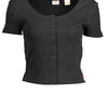 Levi's Black Cotton Women Top