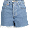 Levi's Light Blue Cotton Women Shorts