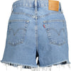 Levi's Light Blue Cotton Women Shorts