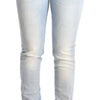 Acht Chic Low Waist Skinny Light Blue Denim