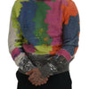 Dolce & Gabbana Multicolor Turtleneck TV Motive Sweater