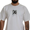 Dolce & Gabbana Timeless White Logo Crewneck Tee