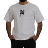 Dolce & Gabbana Timeless White Logo Crewneck Tee