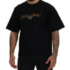 Dolce & Gabbana Elegant Black Cotton Blend Crewneck T-Shirt