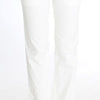 Ermanno Scervino Chic White Striped Straight Fit Pants