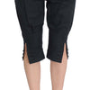 Ermanno Scervino Chic Blue Cotton Casual Pants