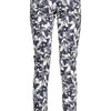 Gant Blue Cotton Women Slim Trouser