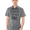 Costume National Gray Cotton Men Shirt