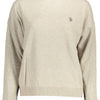 U.S. POLO ASSN. Beige Wool Women Sweater