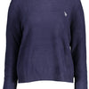 U.S. POLO ASSN. Blue Acrylic Women Sweater