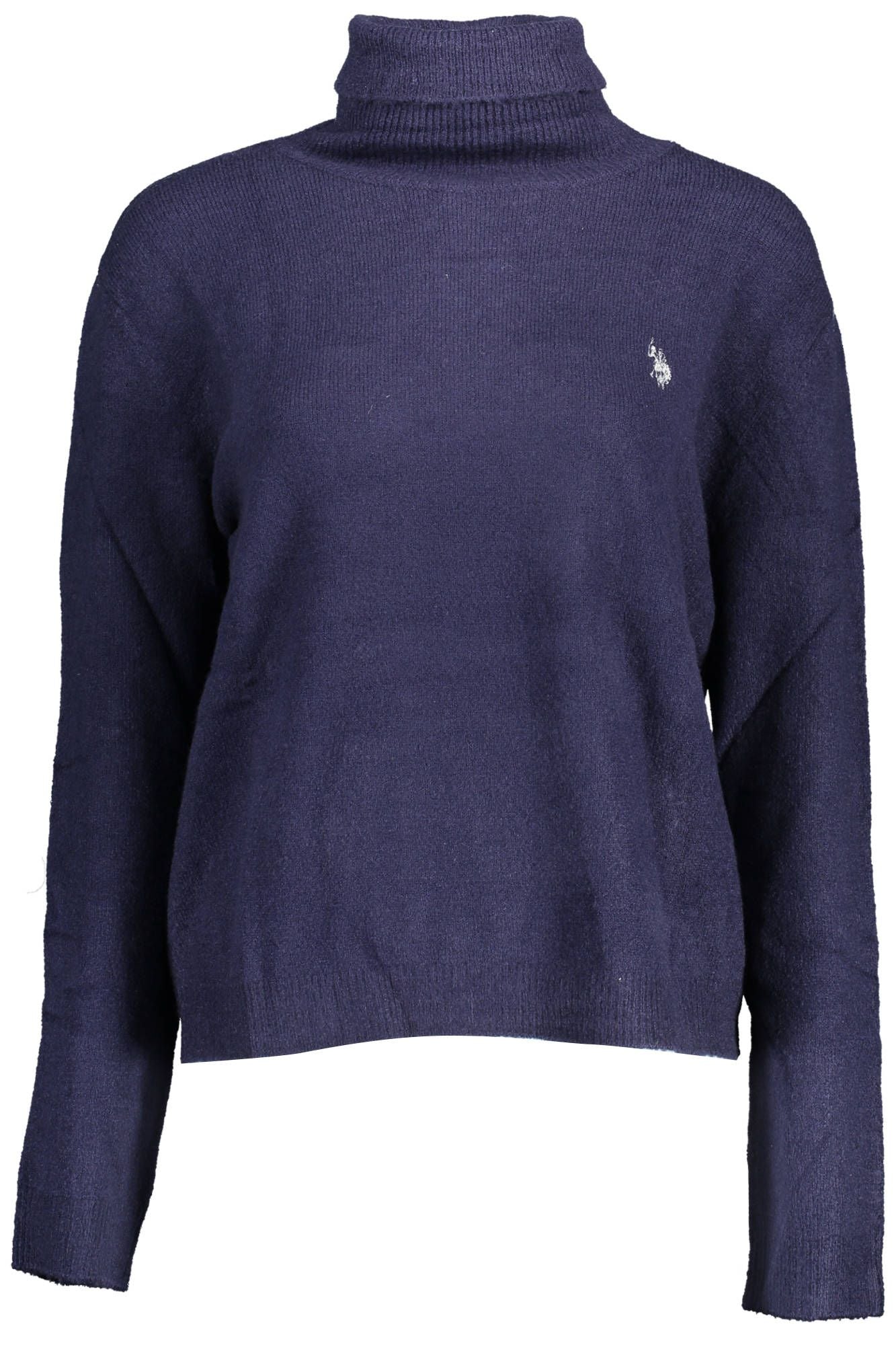 U.S. POLO ASSN. Blue Acrylic Women Sweater