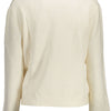 U.S. POLO ASSN. White Acrylic Women Turtleneck Sweater